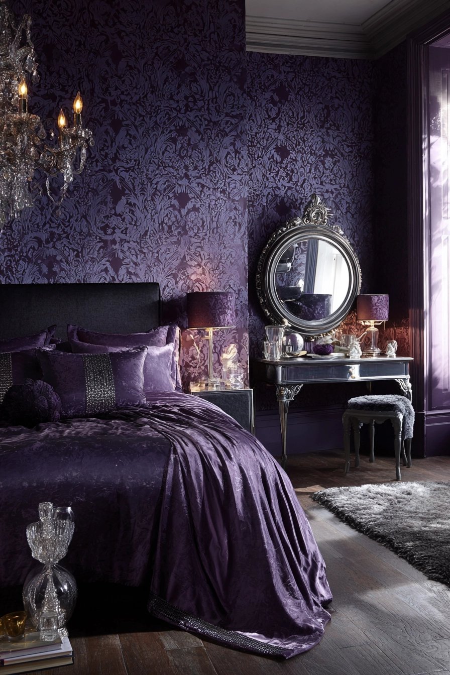 purple bedroom ideas 16
