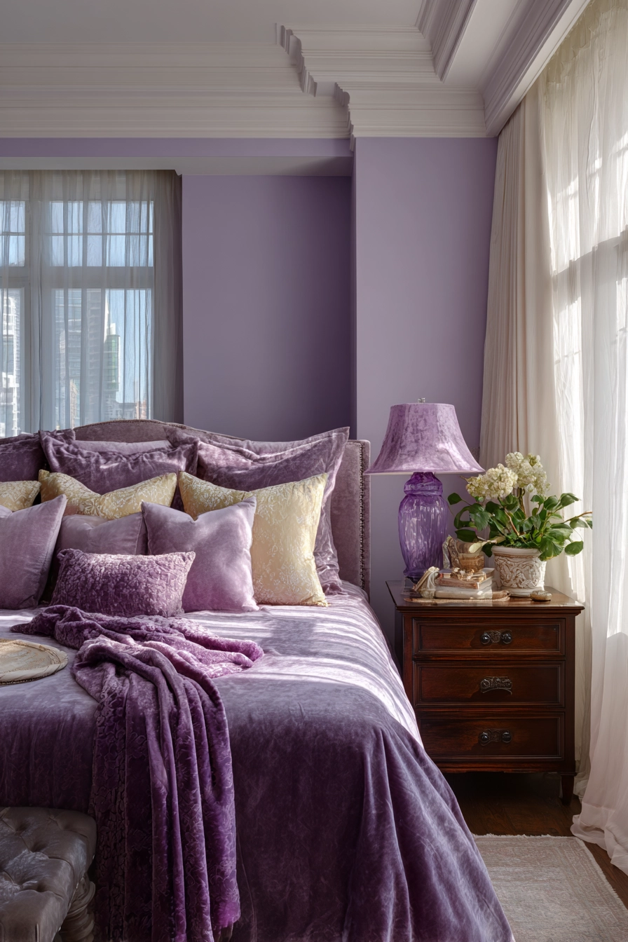 purple bedroom ideas 2