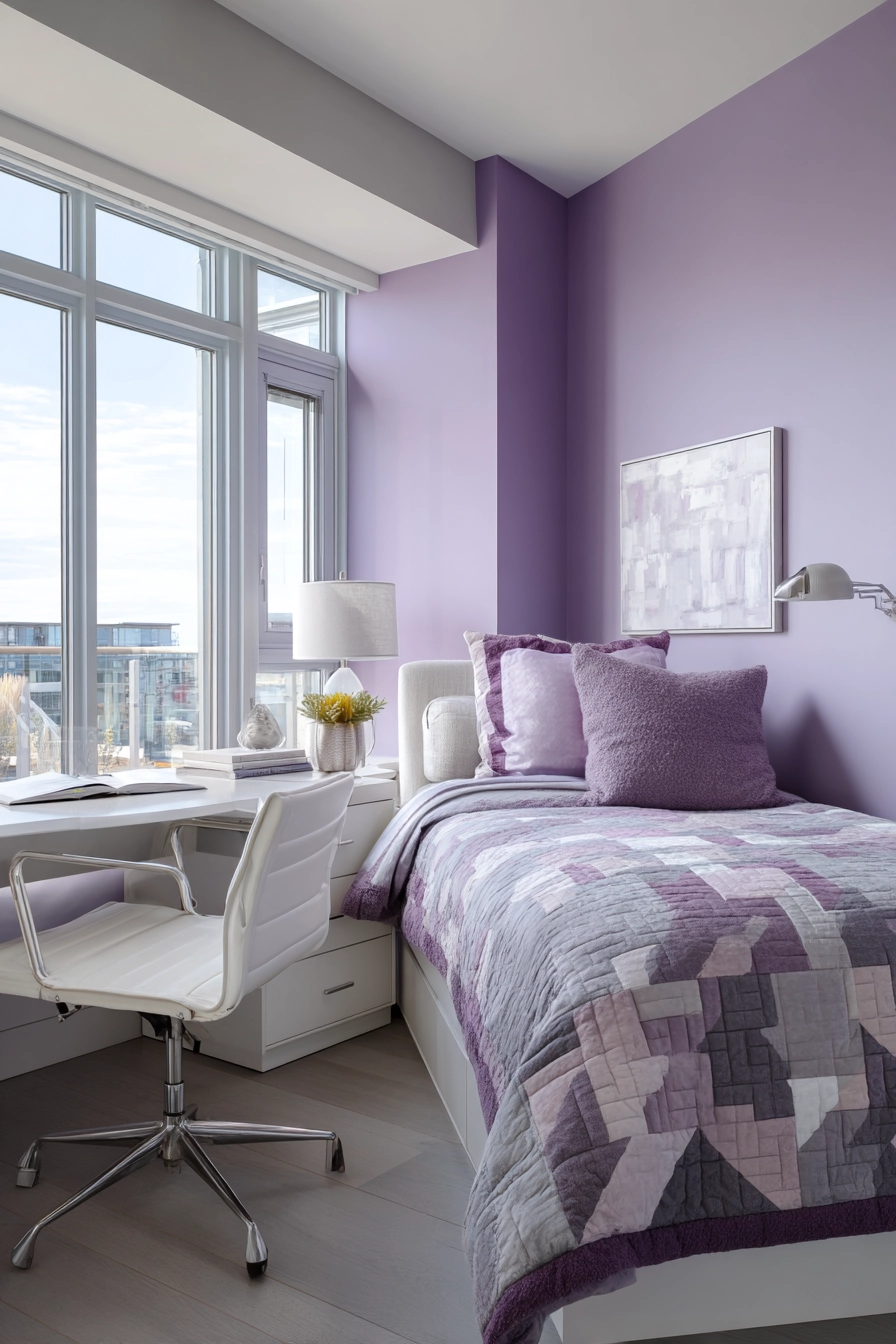 purple bedroom ideas 22