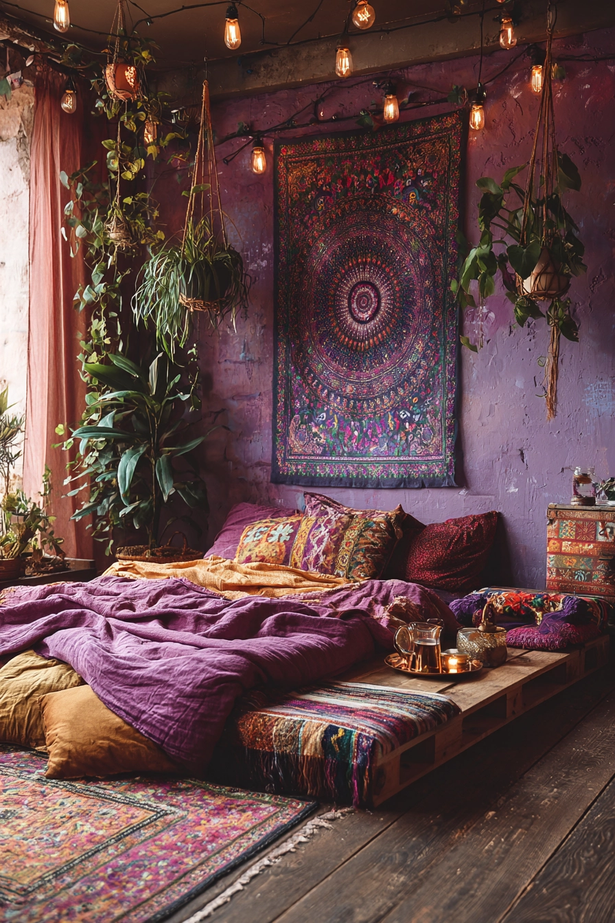 purple bedroom ideas 25