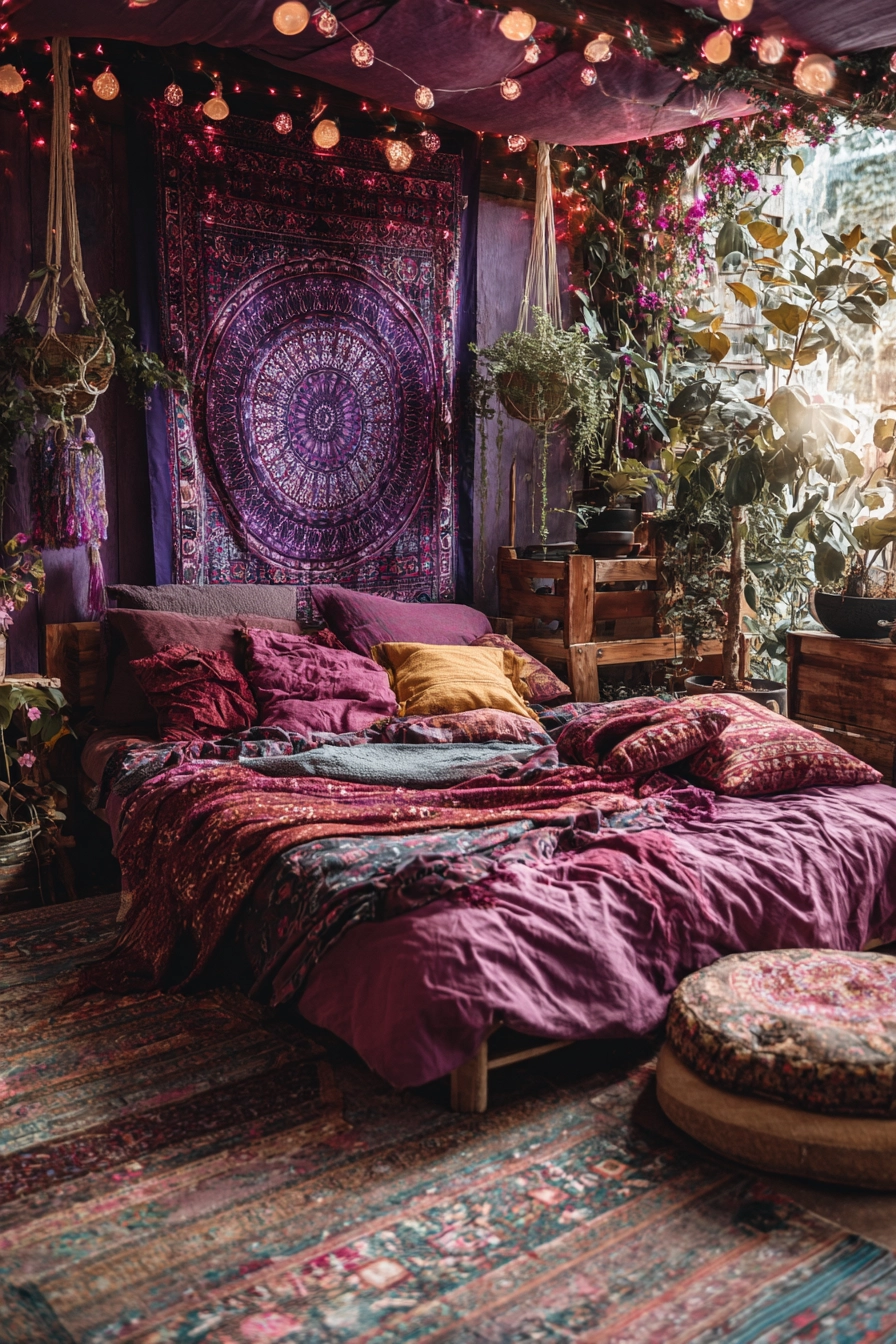 purple bedroom ideas 27