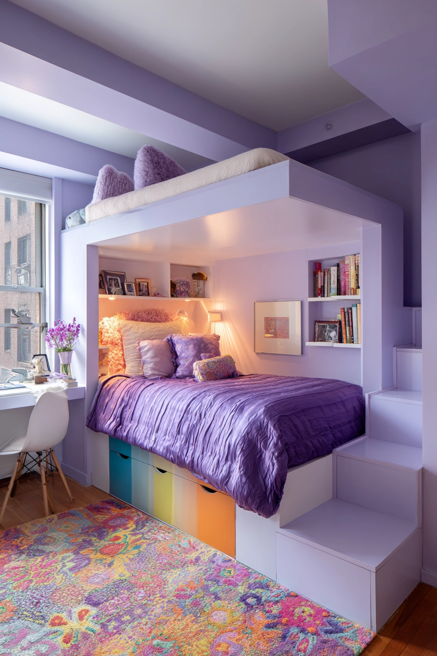 purple bedroom ideas 33