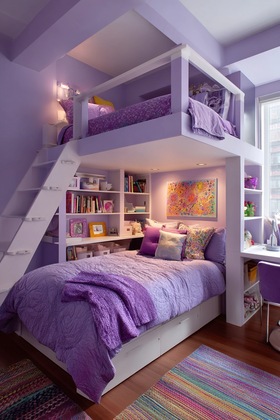 purple bedroom ideas 34