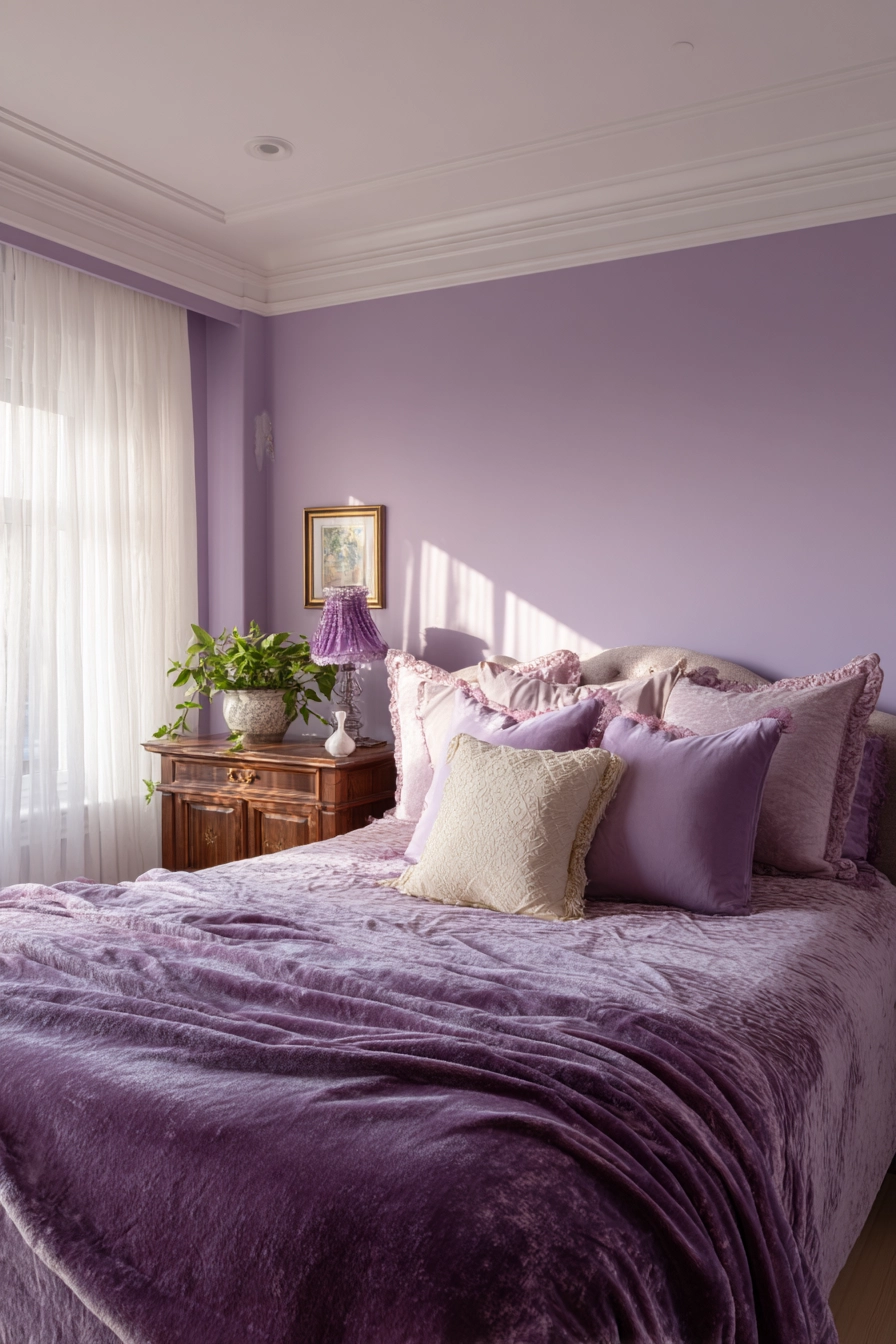 purple bedroom ideas 4