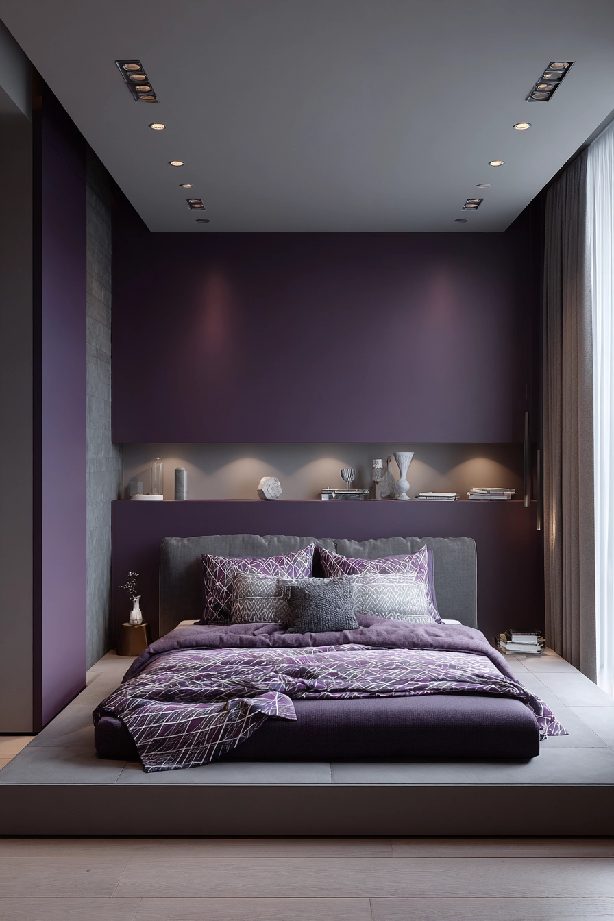purple bedroom ideas 5
