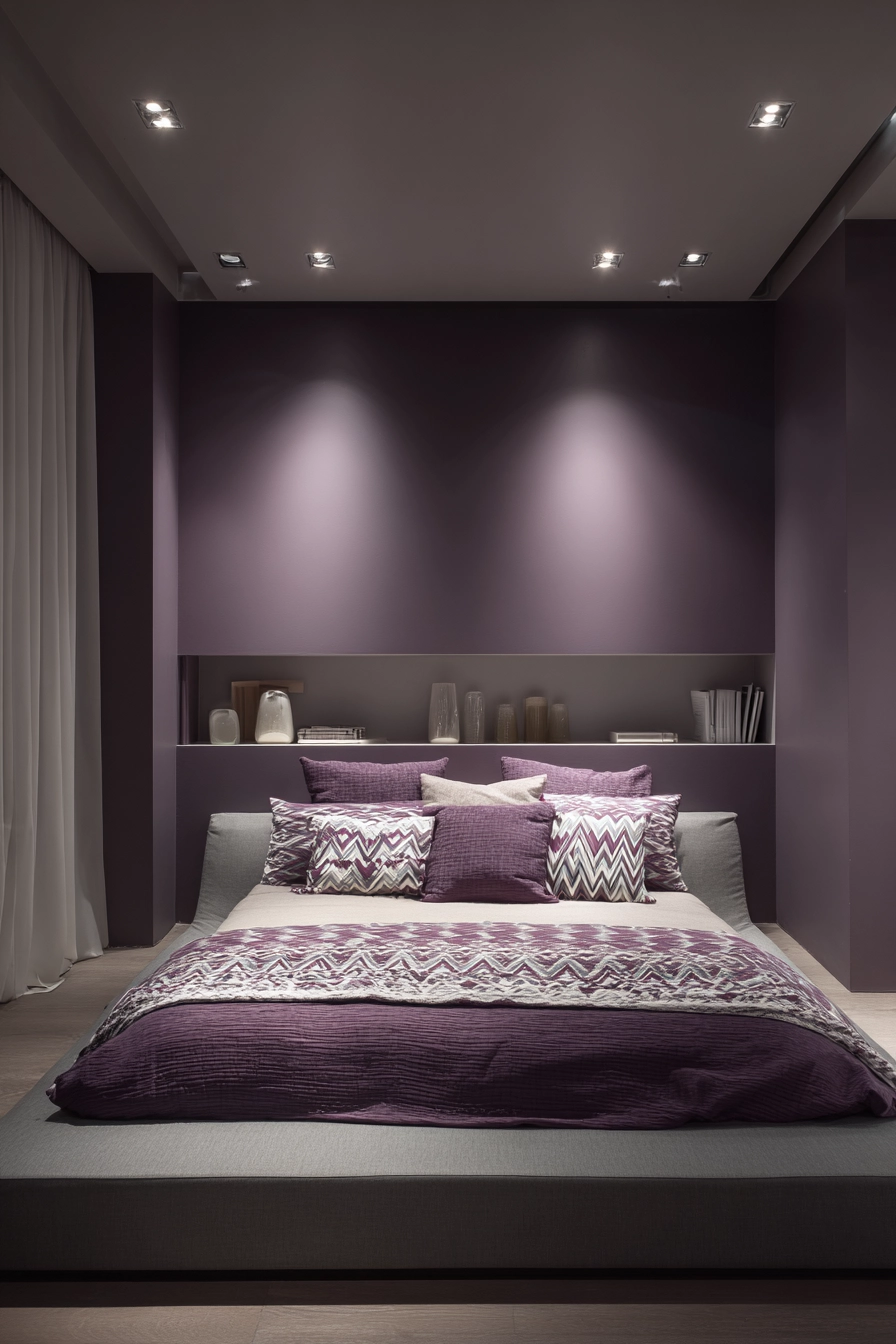 purple bedroom ideas 6