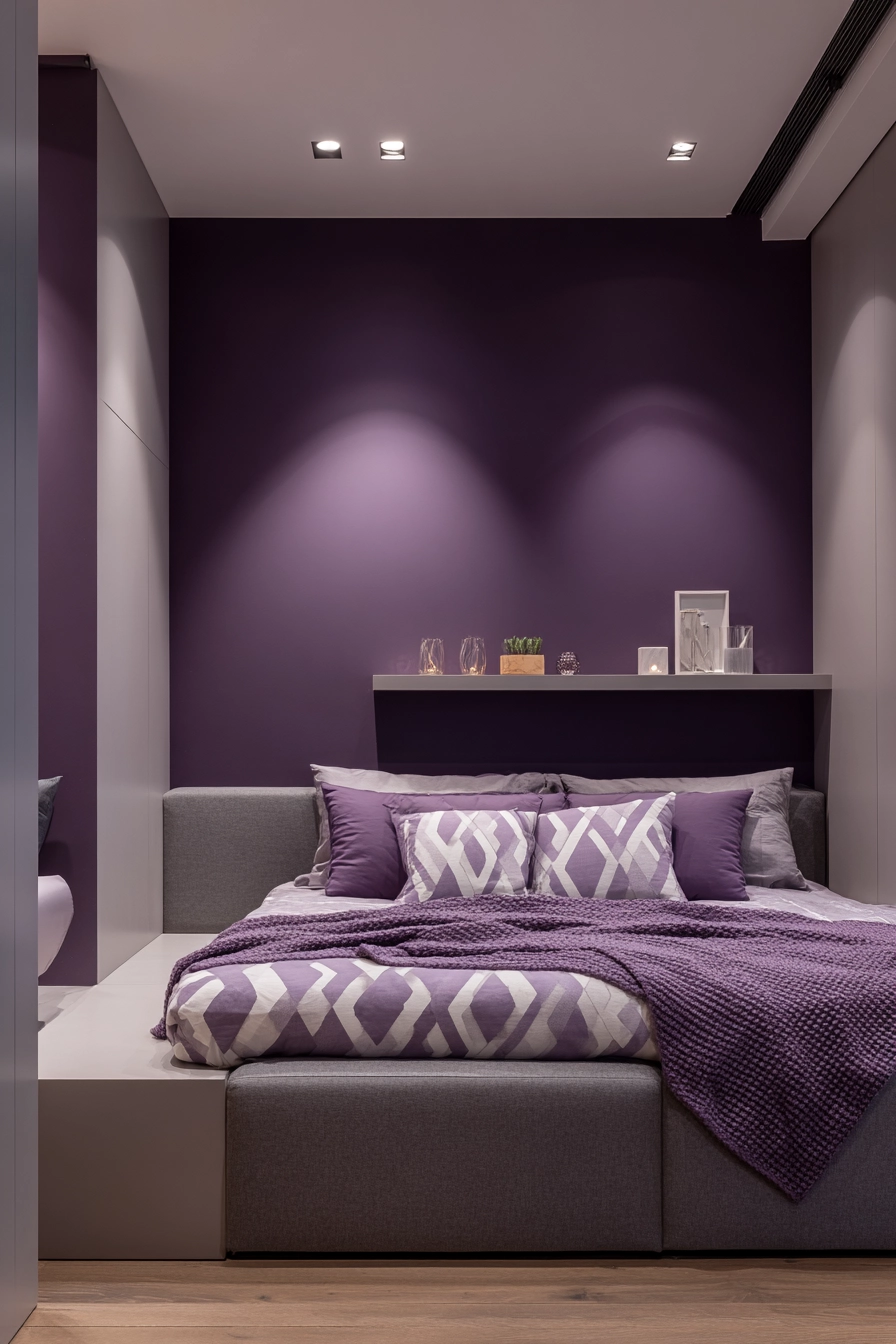 purple bedroom ideas 7