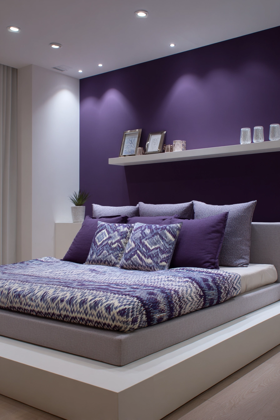 purple bedroom ideas 8