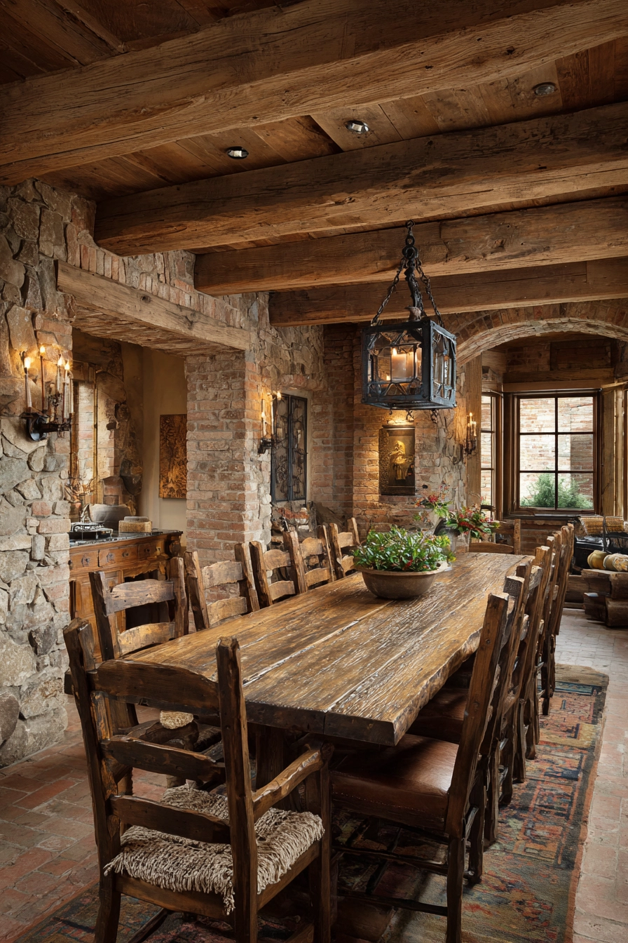 rustic dining room ideas 1