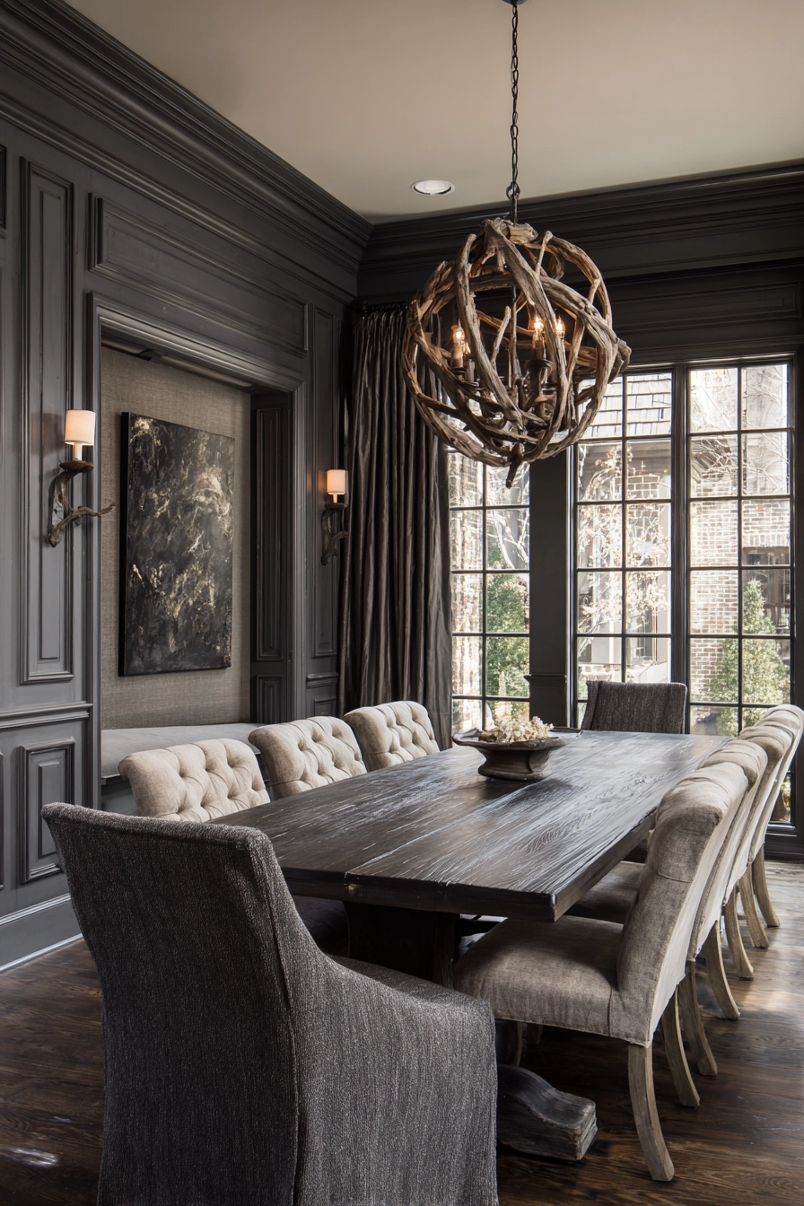 rustic dining room ideas 29