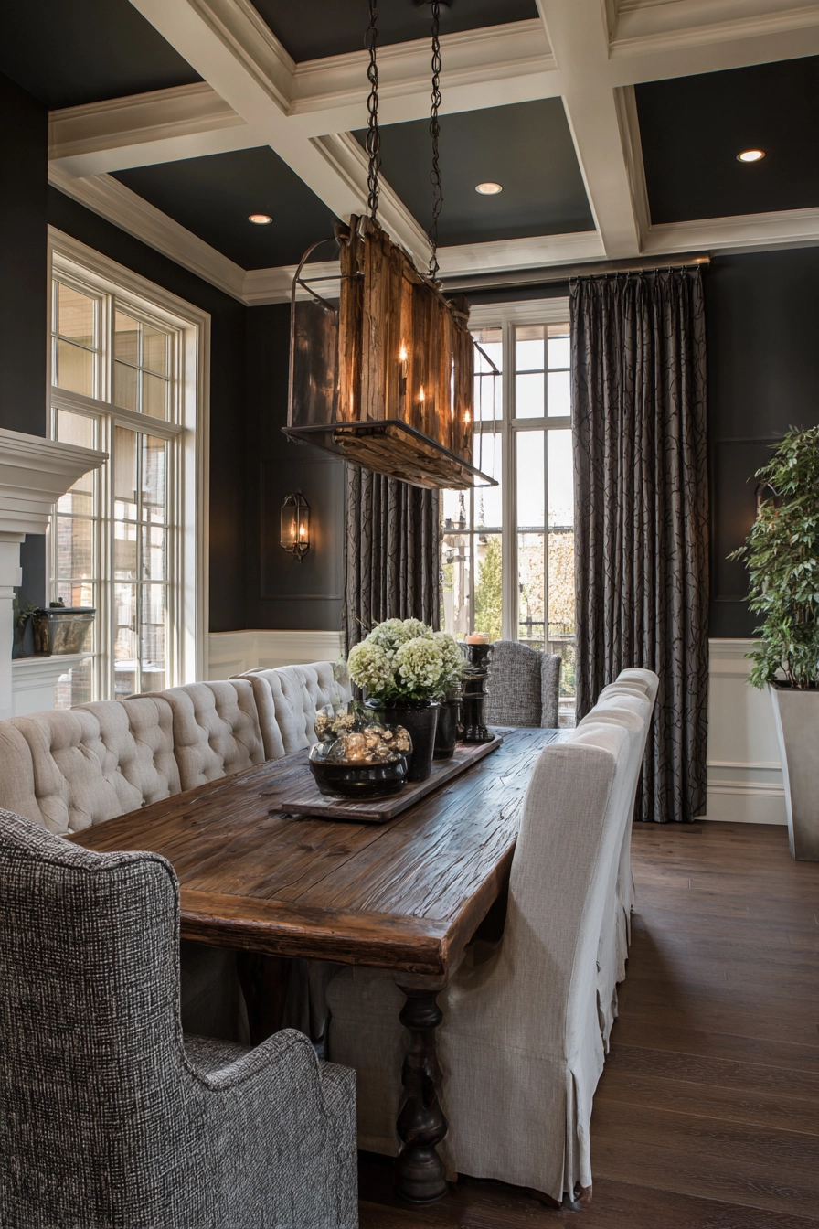 rustic dining room ideas 31