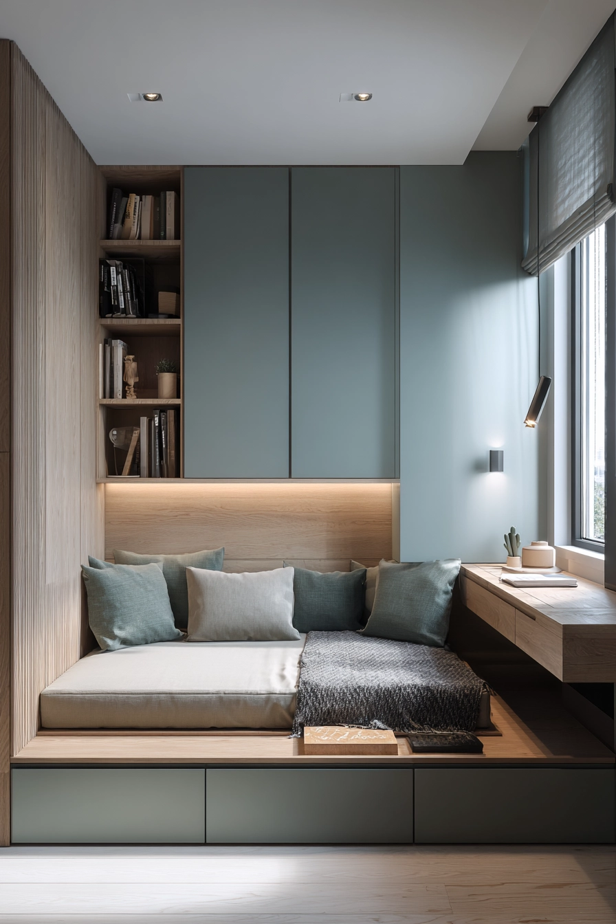 small bedroom storage ideas 12