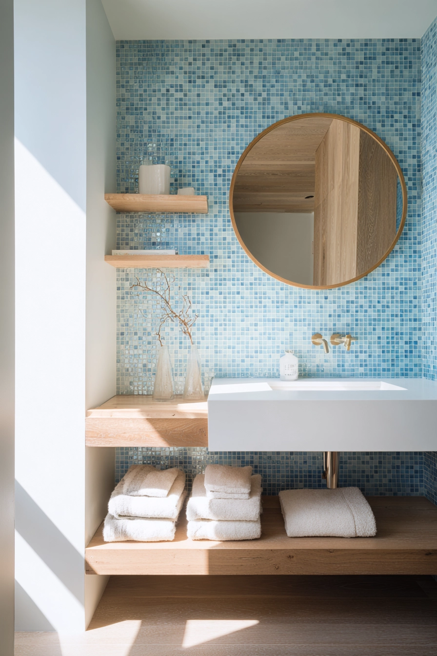 small blue bathroom ideas 14