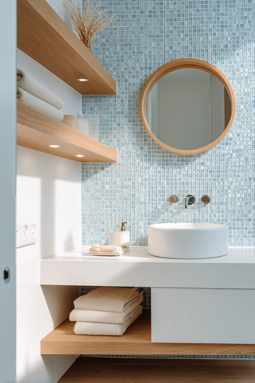 small blue bathroom ideas 15