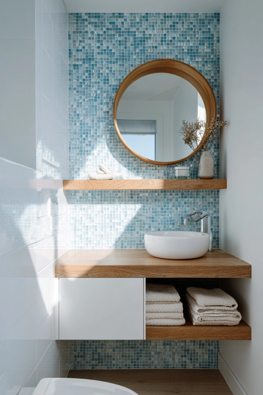 small blue bathroom ideas 16