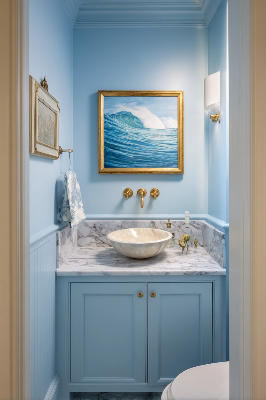 small blue bathroom ideas 19