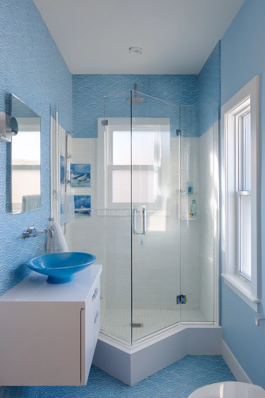 small blue bathroom ideas 2