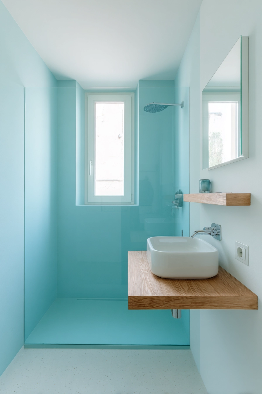 small blue bathroom ideas 23