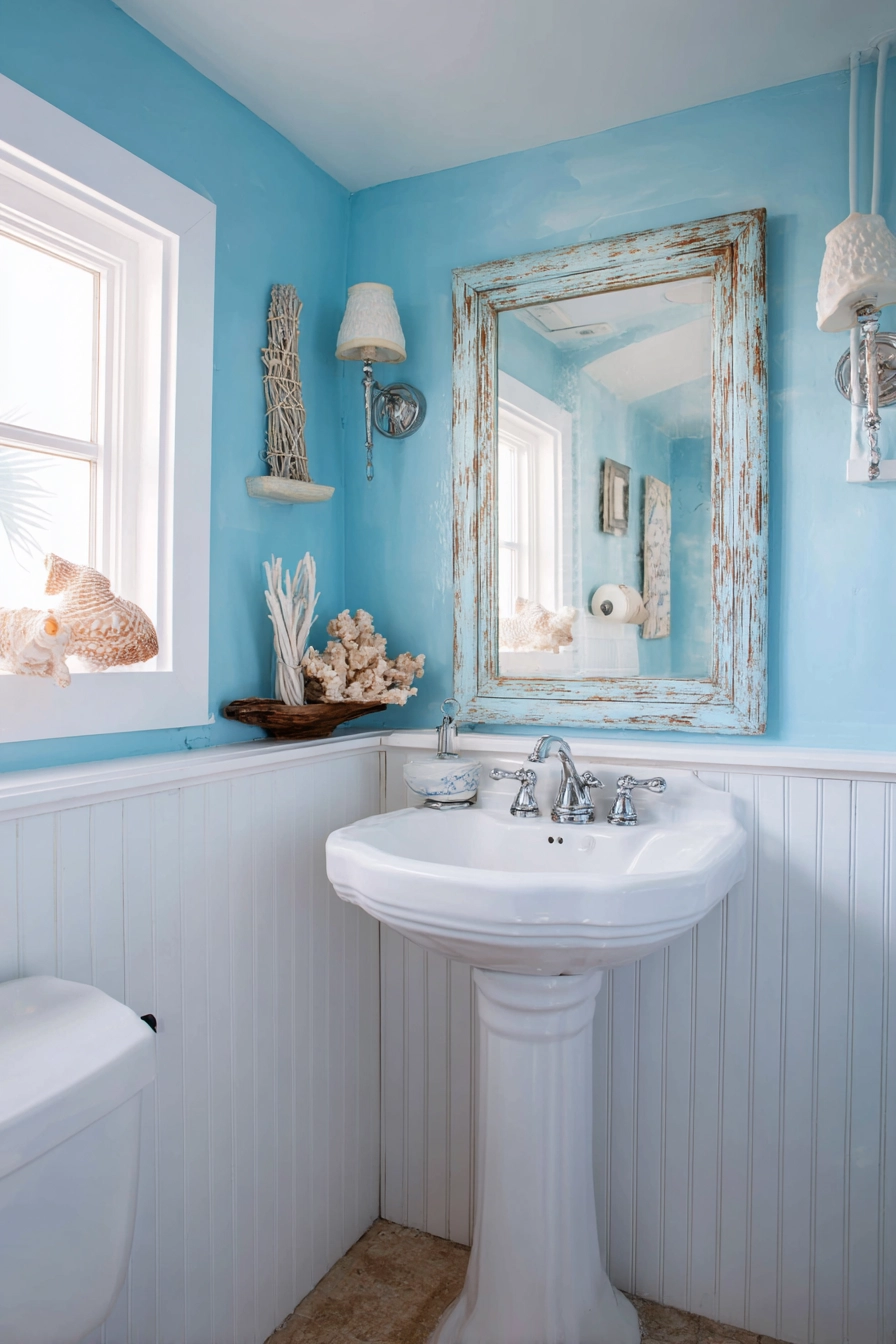 small blue bathroom ideas 28