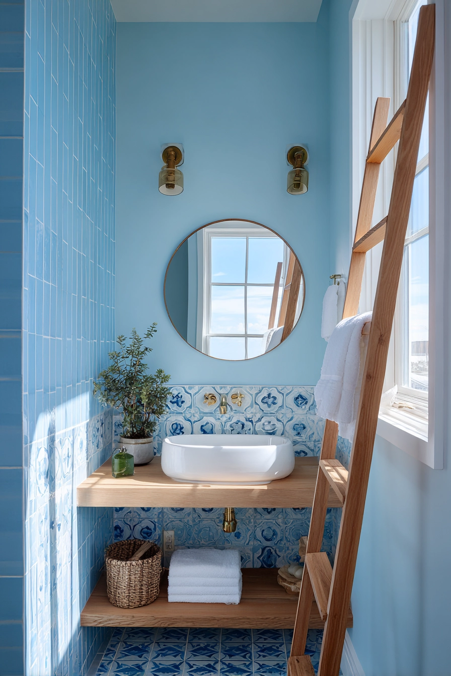 small blue bathroom ideas 33