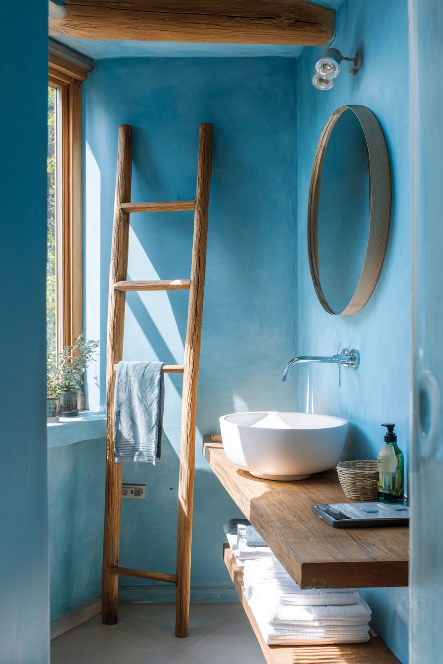 small blue bathroom ideas 35