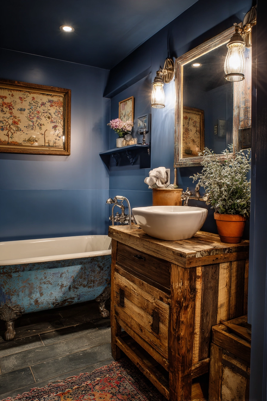 small blue bathroom ideas 40