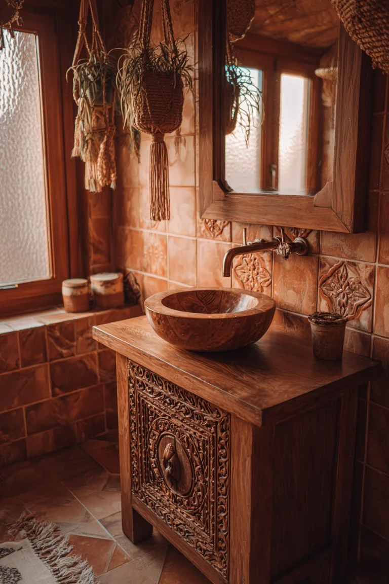 small boho bathroom ideas 1