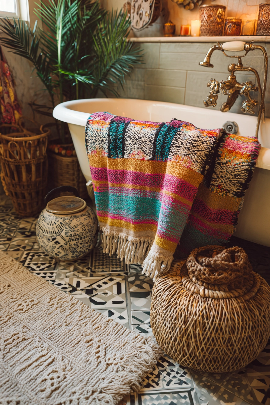 small boho bathroom ideas 10