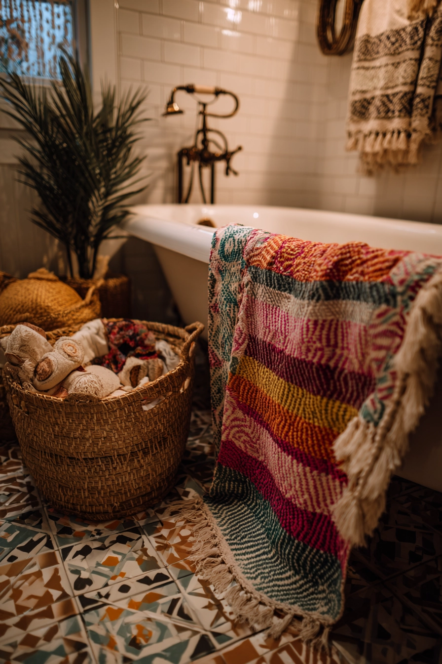 small boho bathroom ideas 12