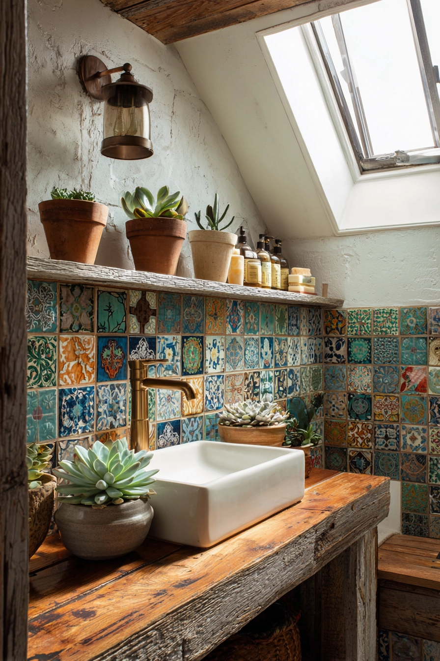 small boho bathroom ideas 20