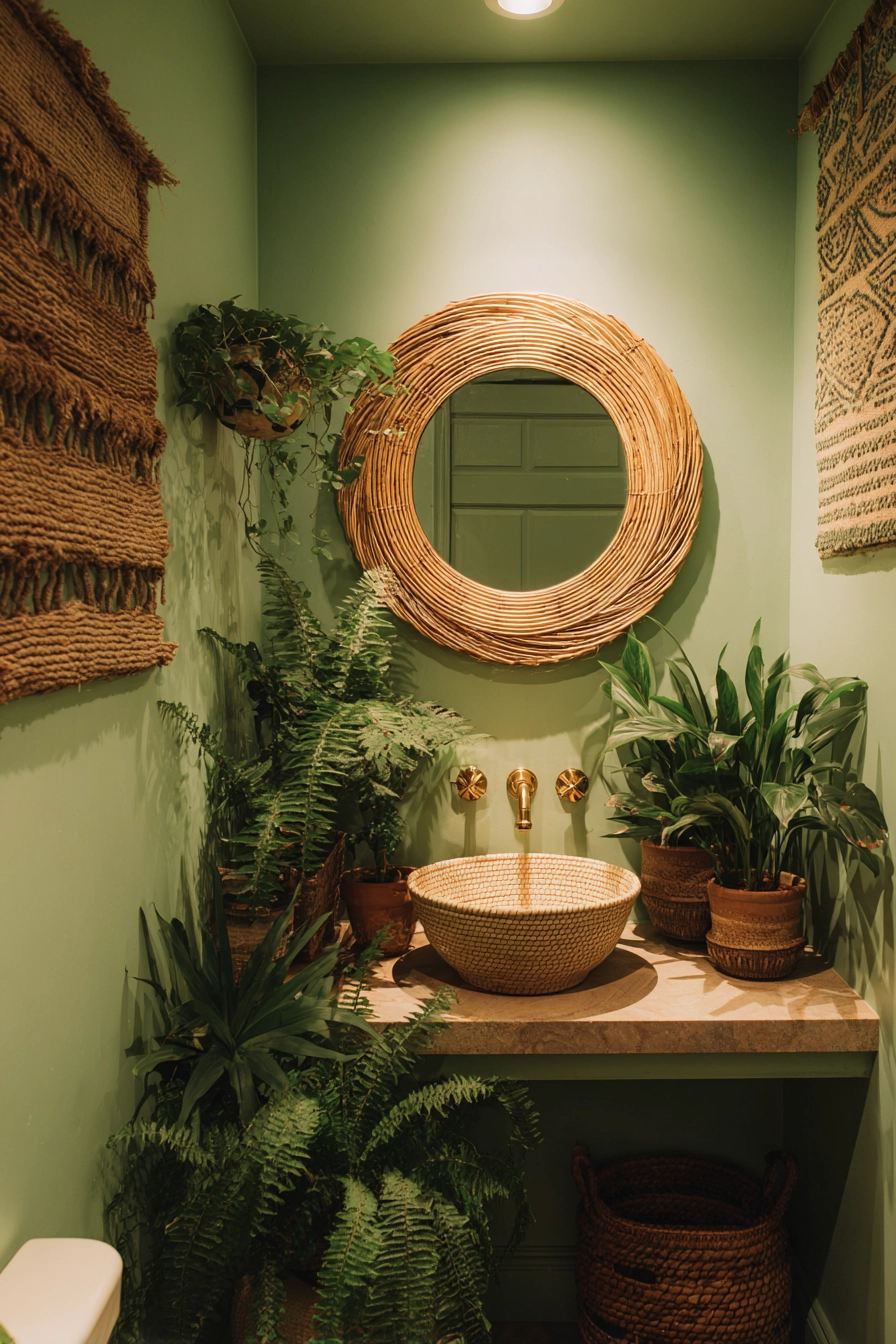 small boho bathroom ideas 22