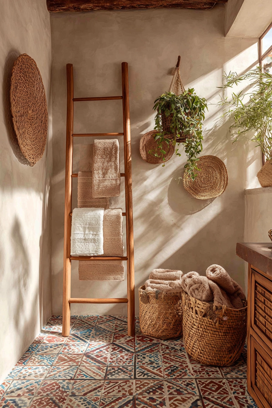 small boho bathroom ideas 26