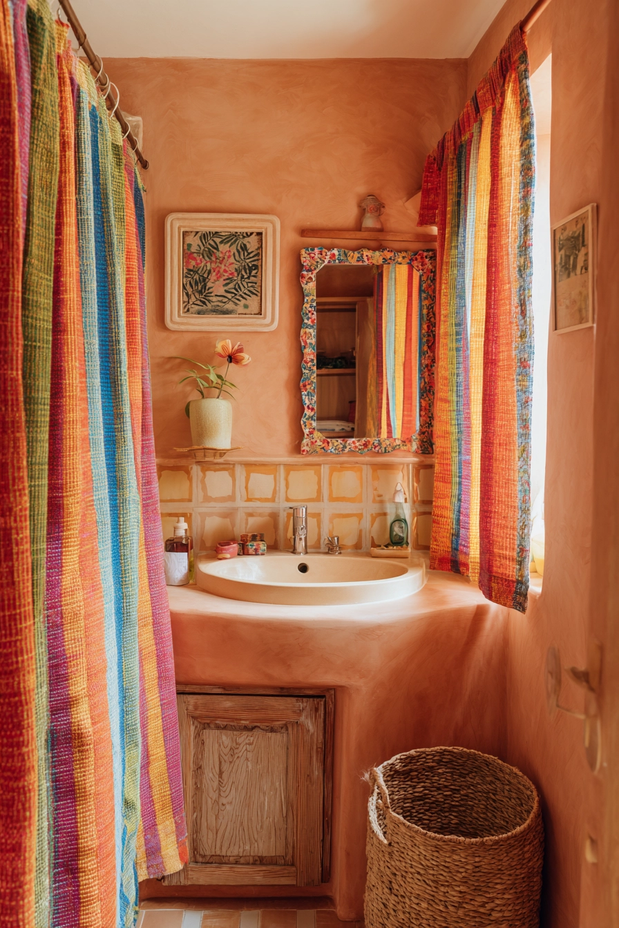 small boho bathroom ideas 37