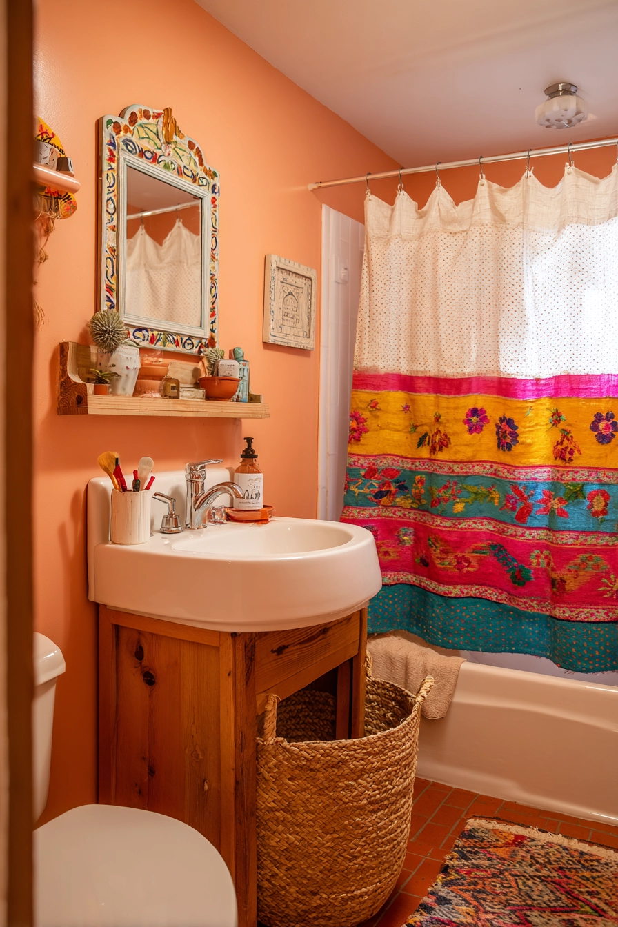 small boho bathroom ideas 40