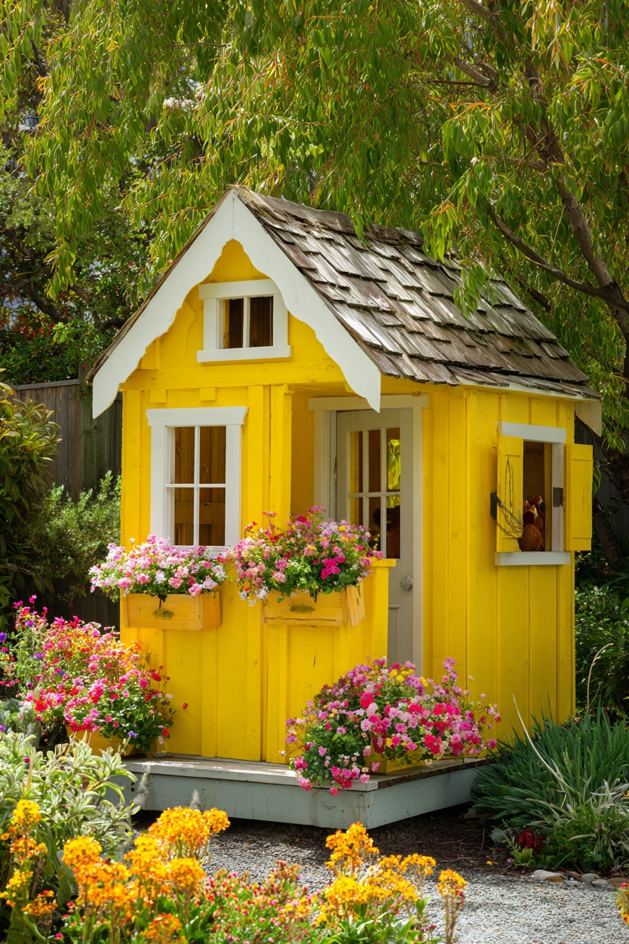 small chicken coop ideas 34