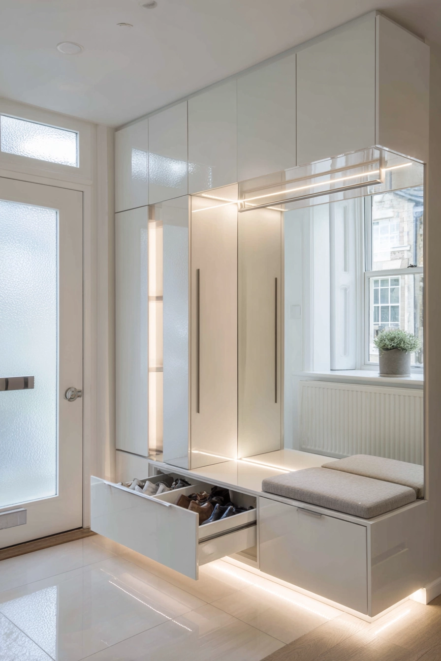 small entry closet ideas 16