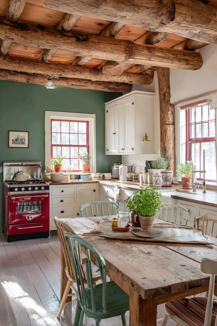 small farmhouse kitchen ideas 13