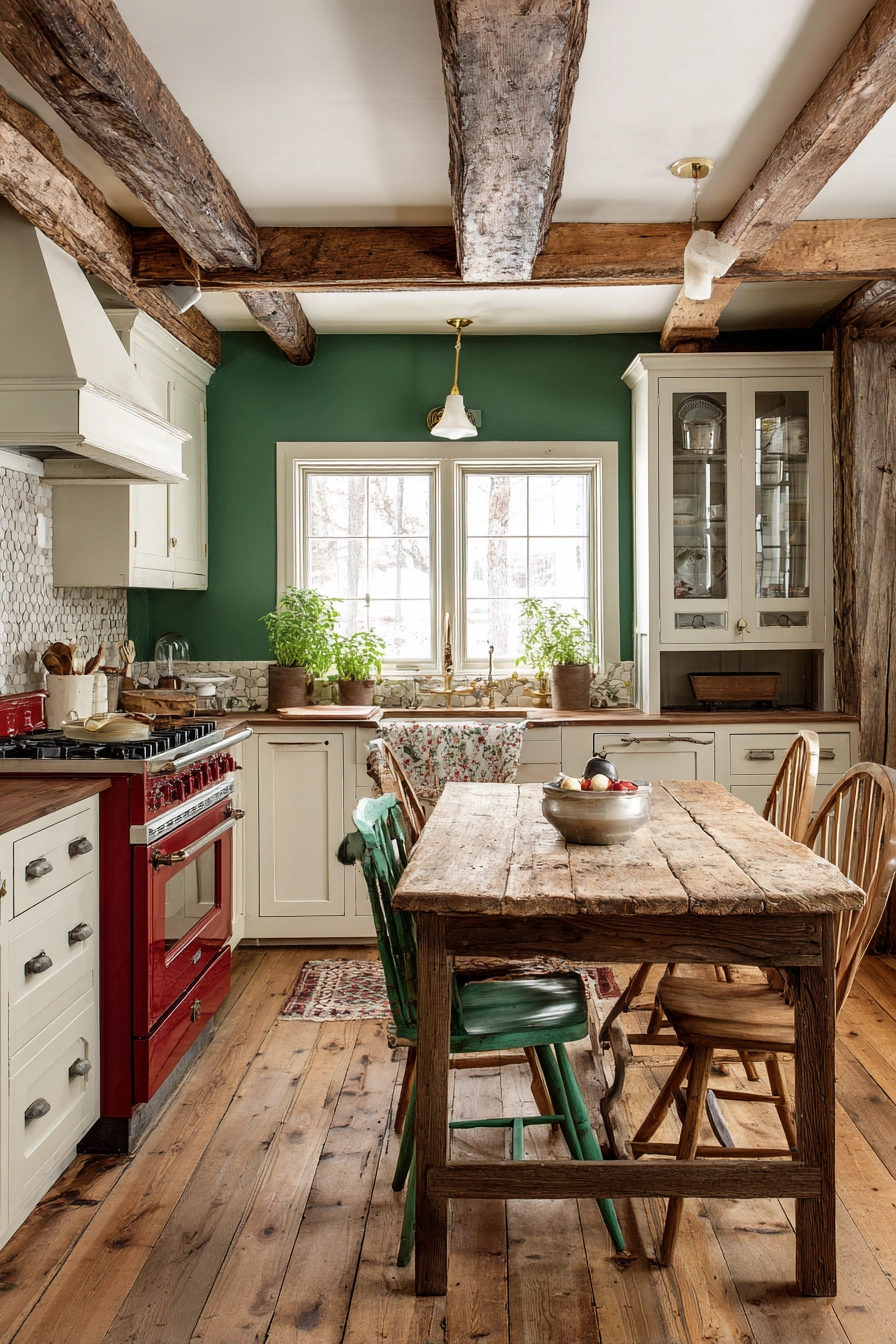 small farmhouse kitchen ideas 15