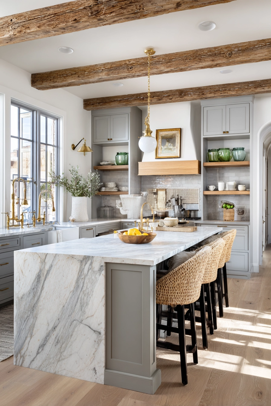 small farmhouse kitchen ideas 18