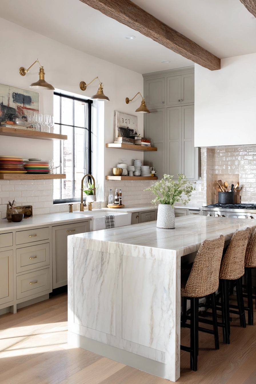 small farmhouse kitchen ideas 20