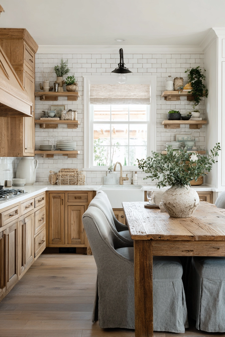 small farmhouse kitchen ideas 30