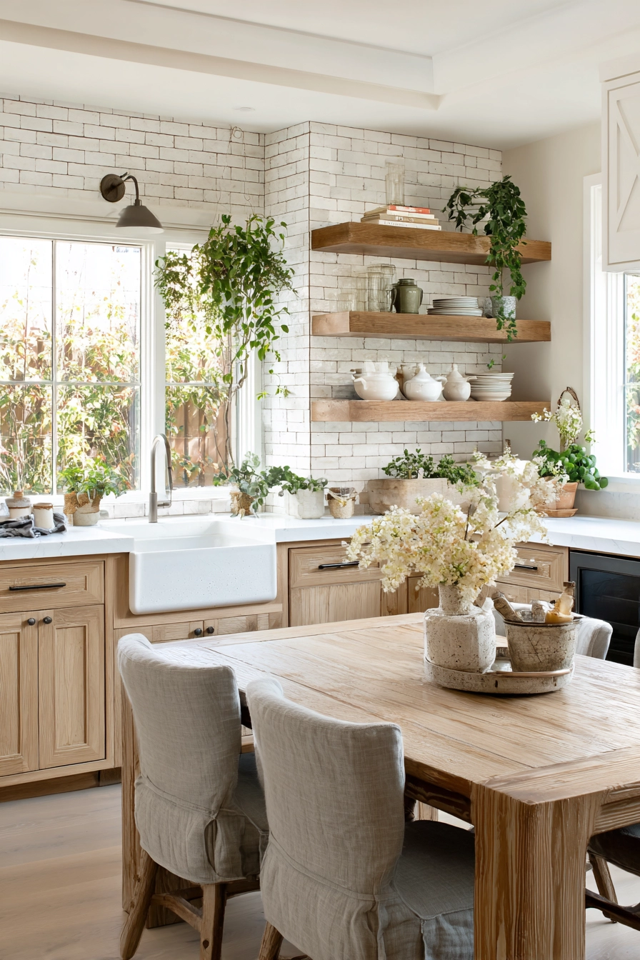 small farmhouse kitchen ideas 31