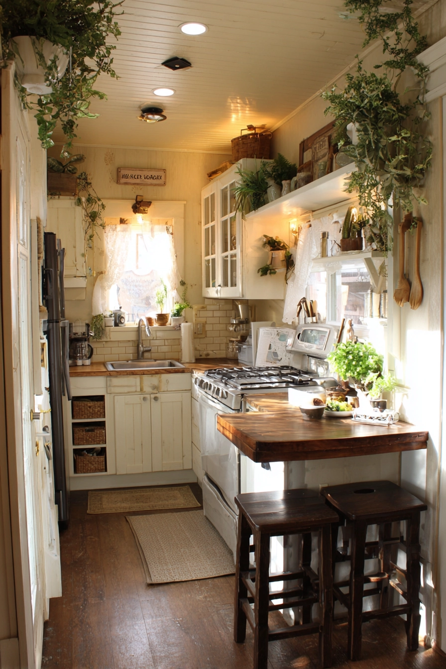 small farmhouse kitchen ideas 35