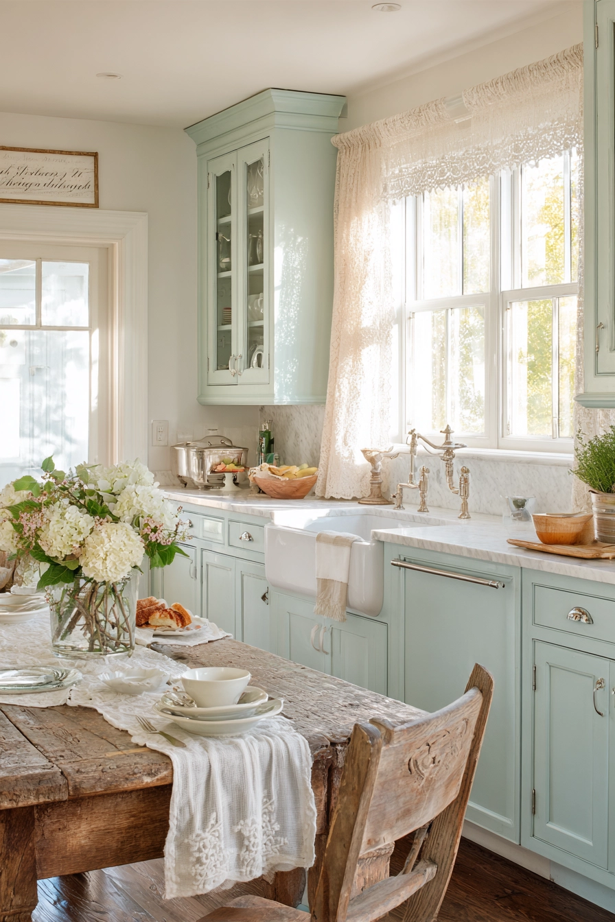 small farmhouse kitchen ideas 37