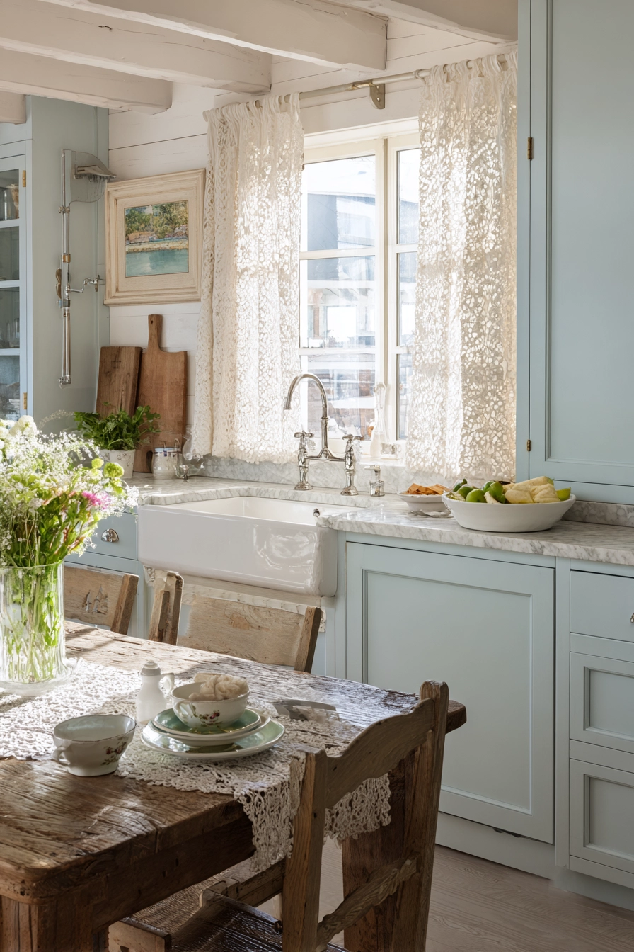 small farmhouse kitchen ideas 38