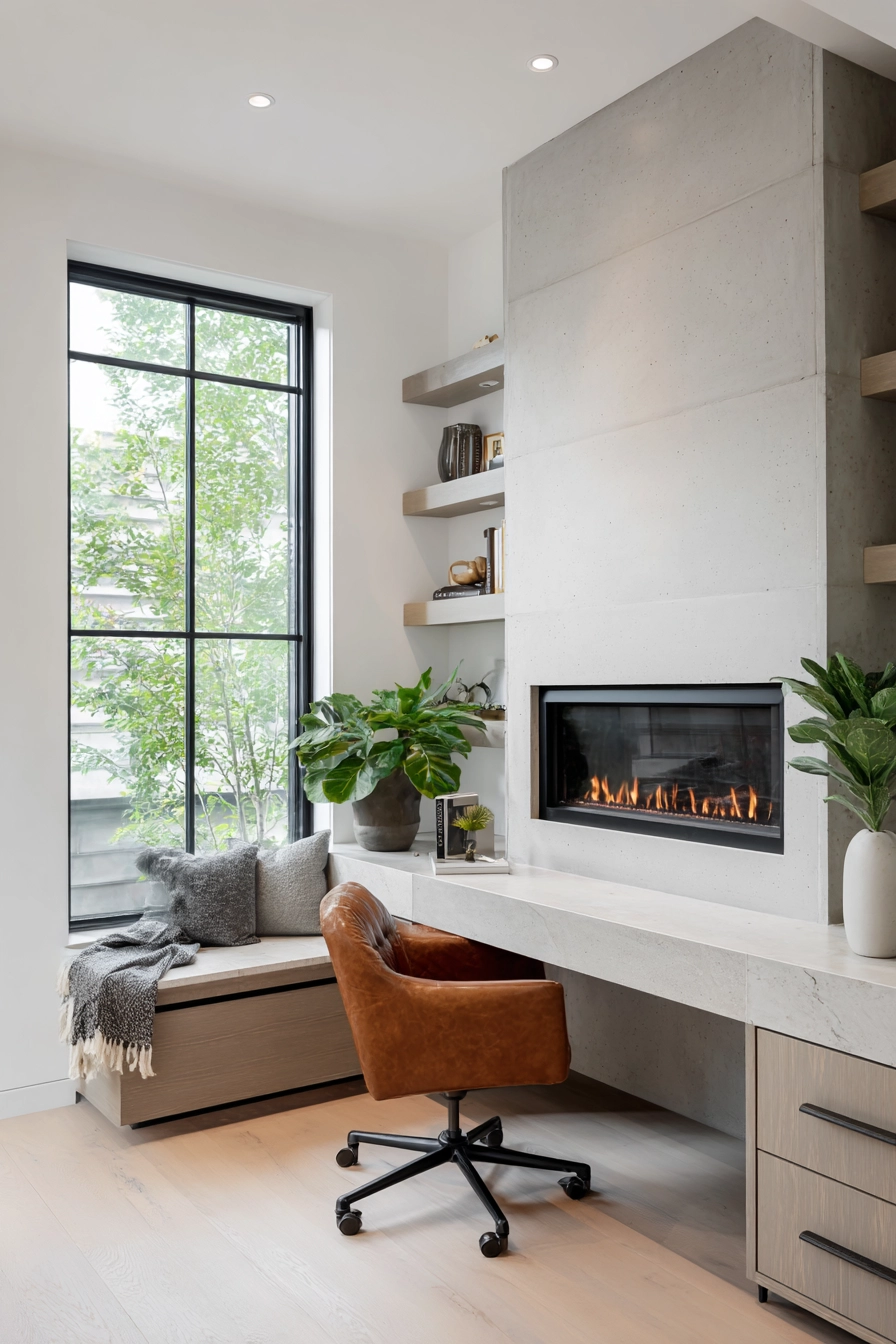 small fireplace ideas 21