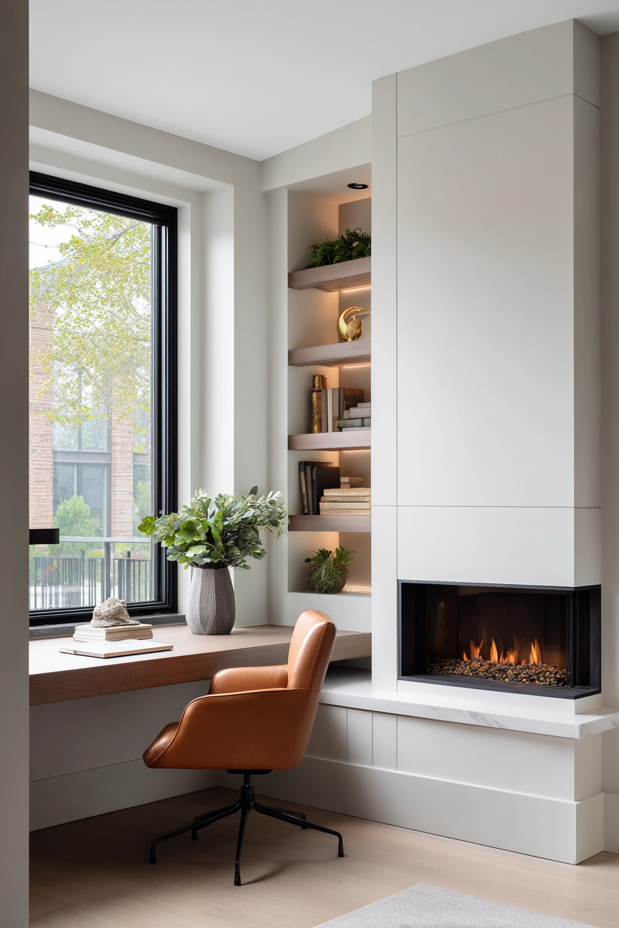 small fireplace ideas 23