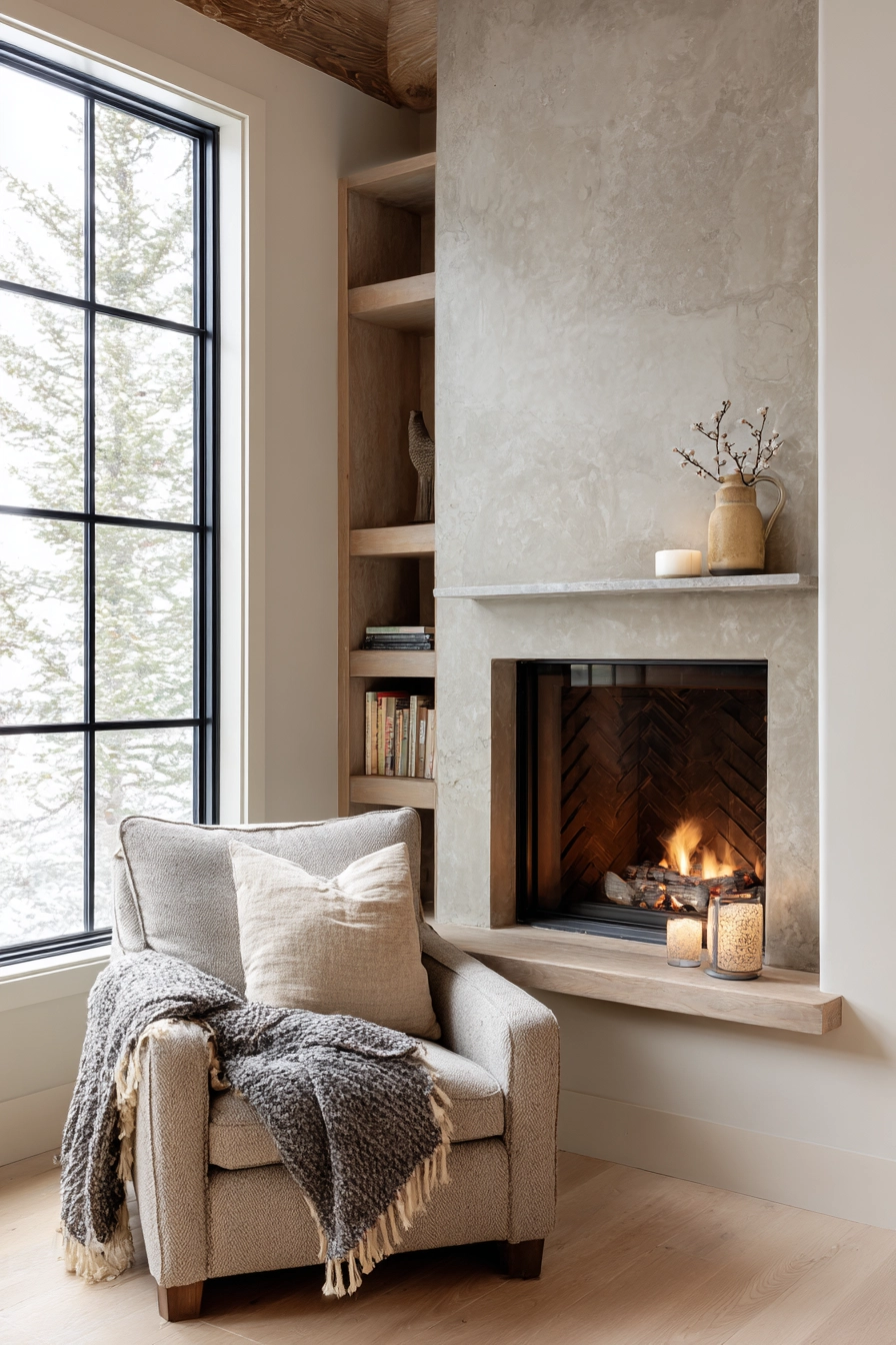 small fireplace ideas 40