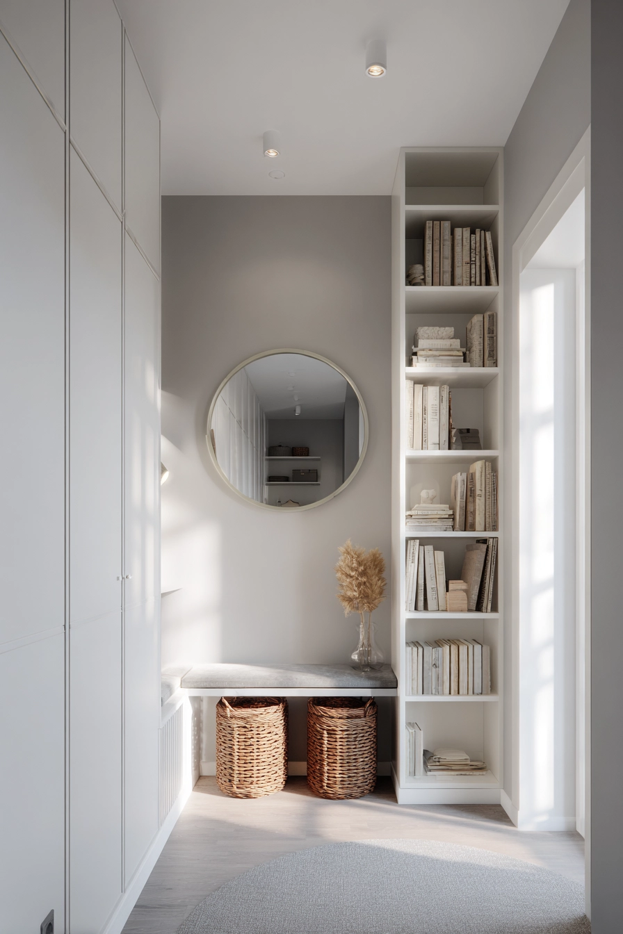 small hallway storage ideas 14