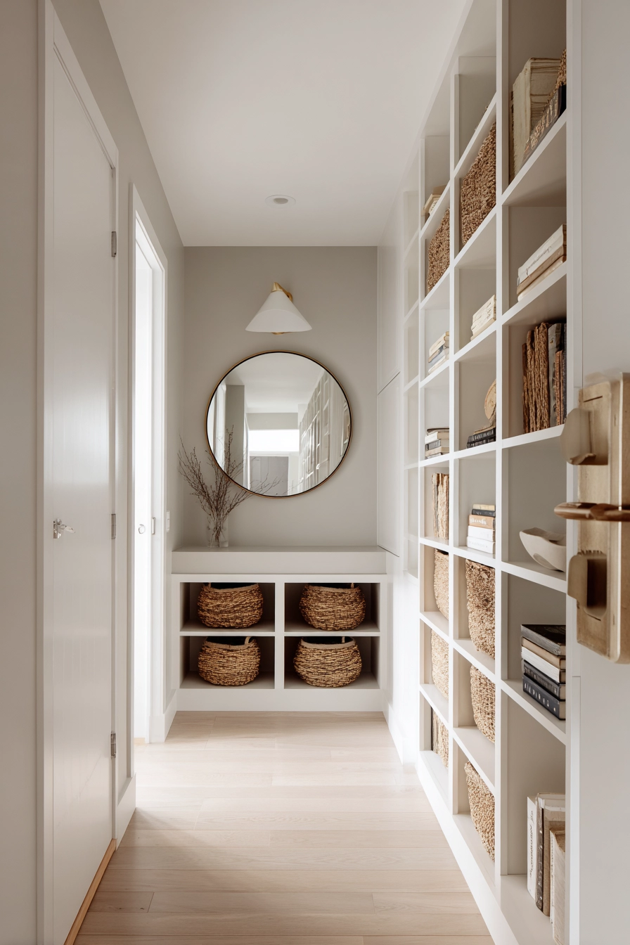 small hallway storage ideas 15